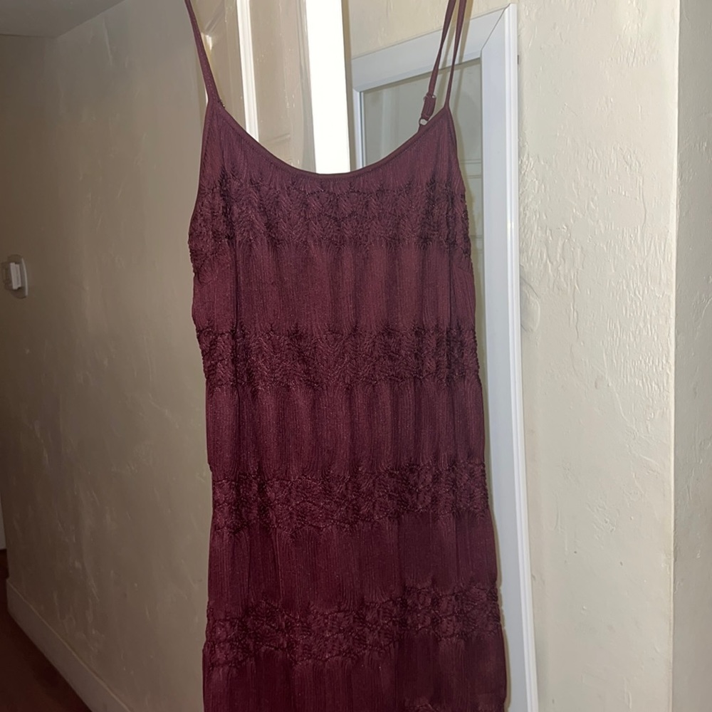 NEVER WORN burgundy dress size large